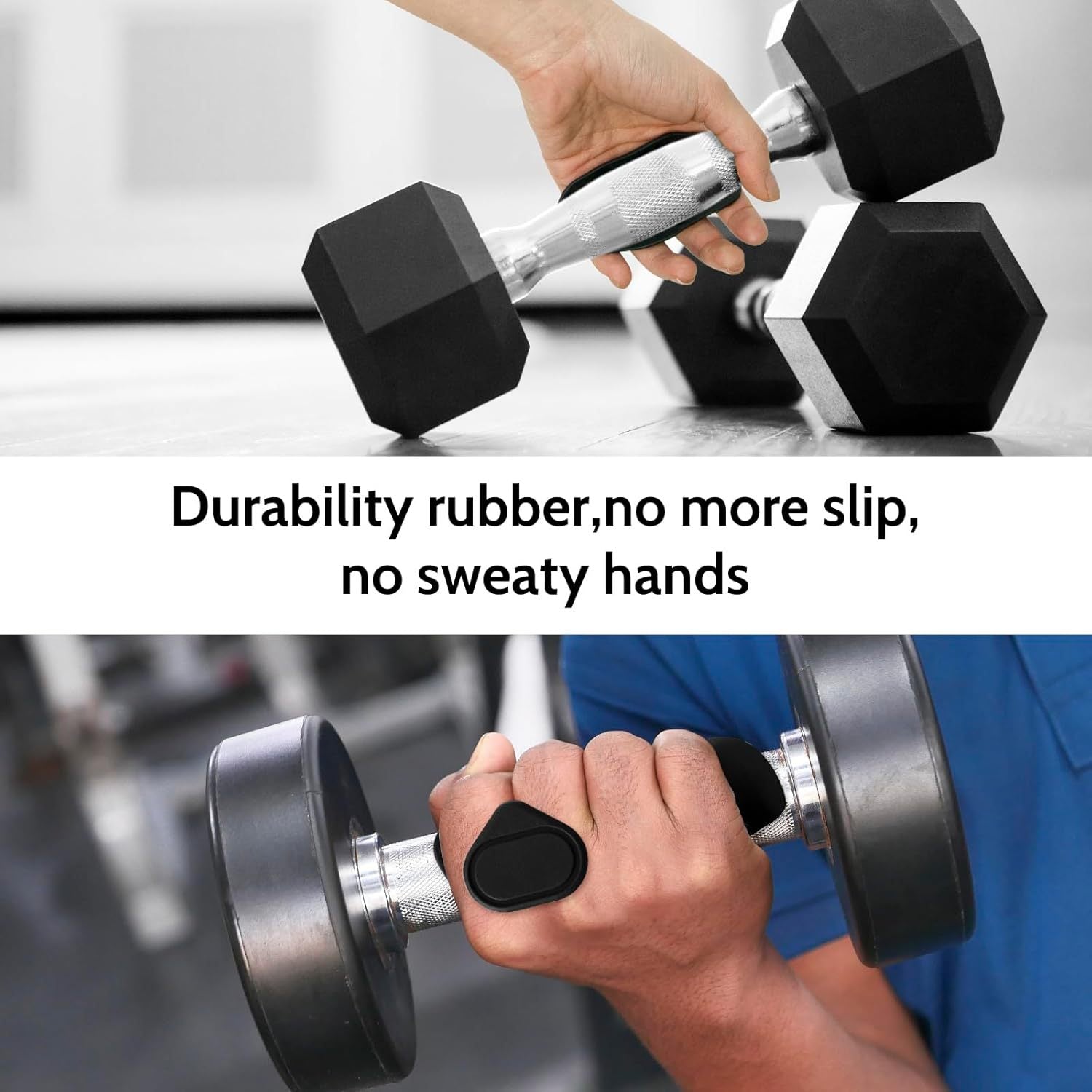 Anti-Slip Grip Strengthener No Sweaty Portable Finger Trainer Breathable Comfort Workout Grips for Dumbbell Lifting
